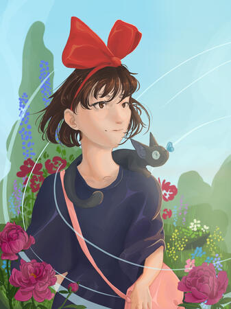 fanart Kiki's delivery service